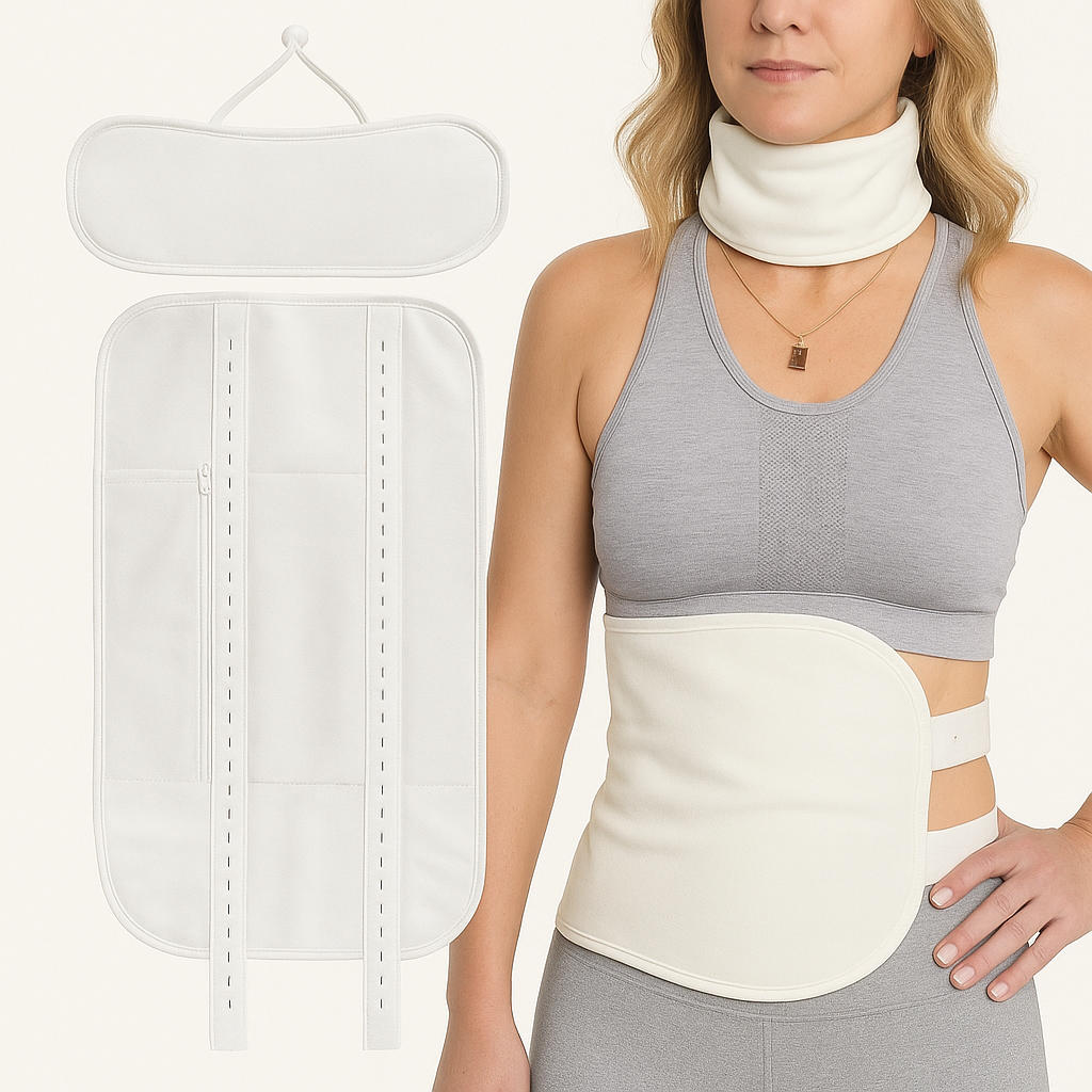 Castor olie pack- wrap voor leverdetox en schildklier.