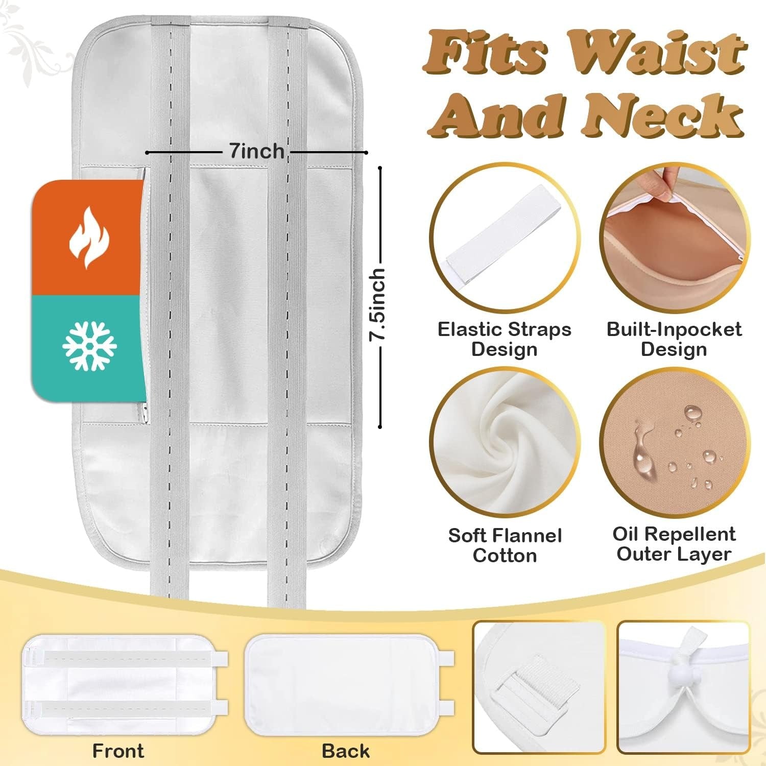 Castor olie pack- wrap voor leverdetox en schildklier.