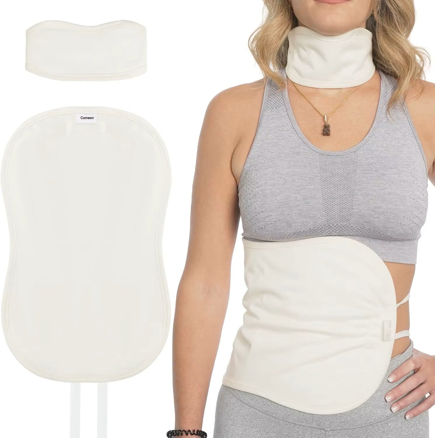 Castor olie pack- wrap voor leverdetox en schildklier.