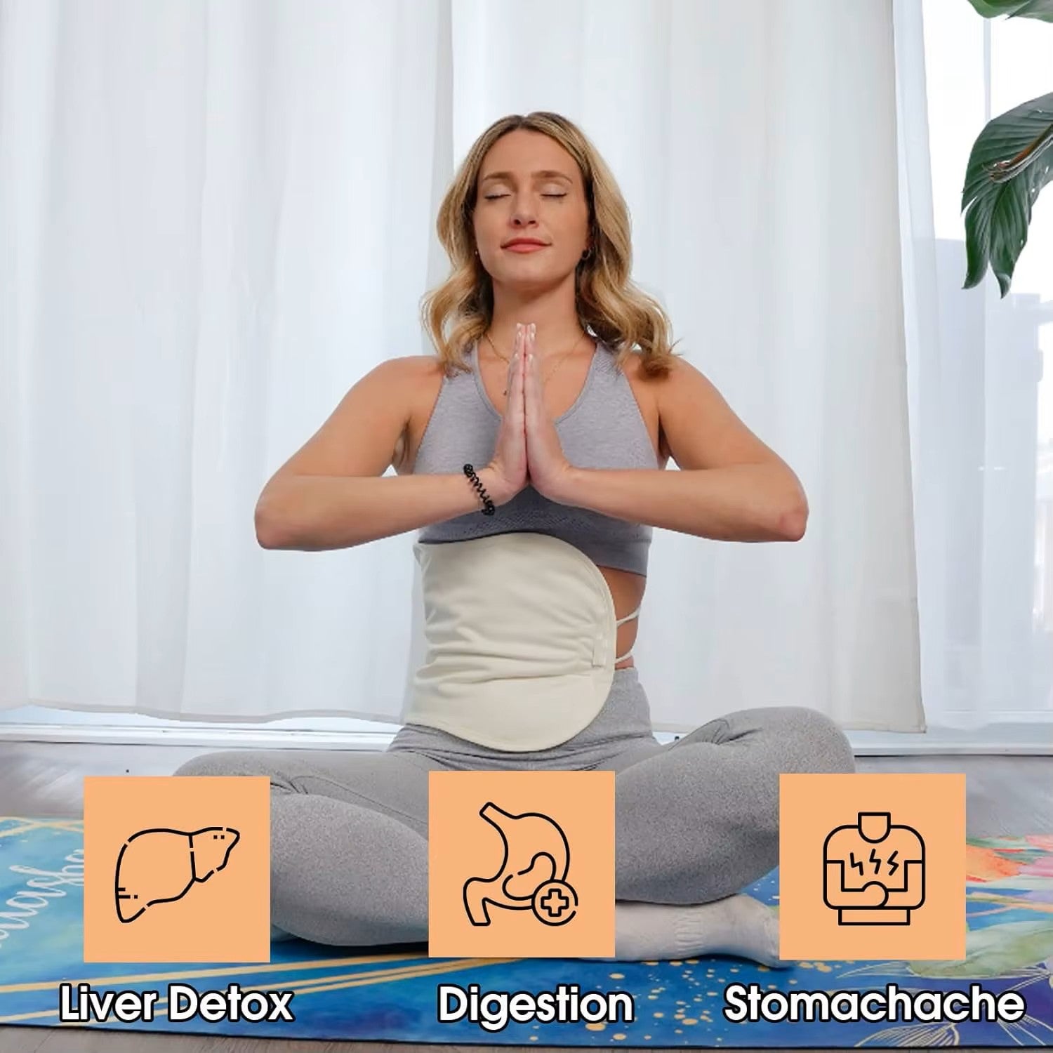 Castor olie pack- wrap voor leverdetox en schildklier.