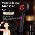 Multifunctionele Massagekam met rood lichttherapie & Haarolie Applicator